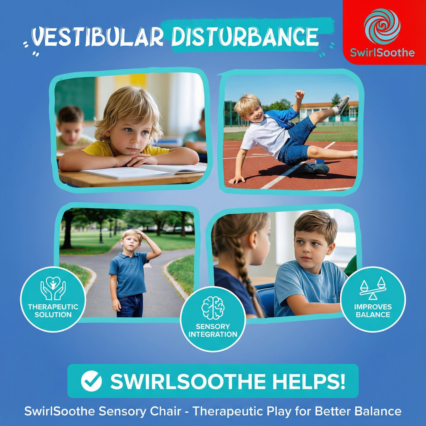 SwirlSoothe - The original sensory chair